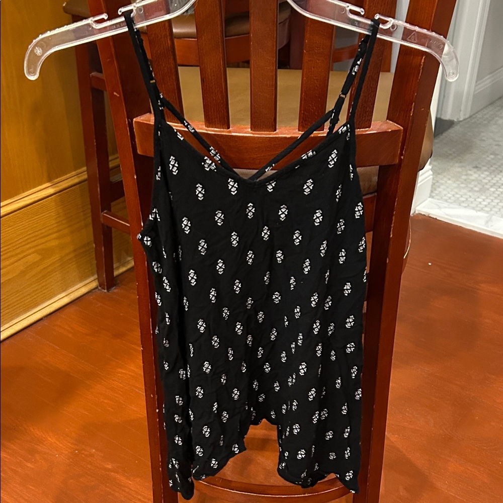 Mossimo Supply Co. Black and White Tank Top